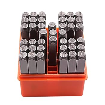 Amazon.com: Tlimus 41-Piece Number & Letter Metal Stamping